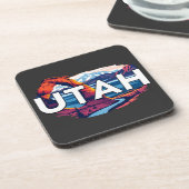 Utah Verenigde Staten Bier Onderzetter (Linkerzijde)