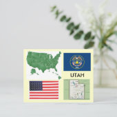 Utah, Verenigde Staten Briefkaart (Staand voorkant)