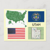 Utah, Verenigde Staten Briefkaart (Voorkant)