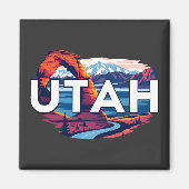 Utah Verenigde Staten Magneet (Voorkant)