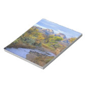 UTAH. Verenigde Staten. Pleasant Creek in de herfs Notitieblok (Linkerzijde)