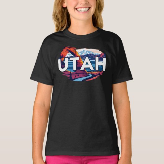 Utah Verenigde Staten T-shirt (Voorkant)