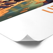 Utah Verenigde Staten Travel Print (Hoek)