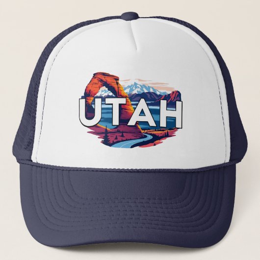 Utah Verenigde Staten Trucker Pet (Voorkant)