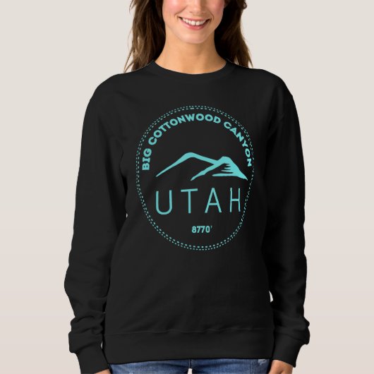 Utah verhoogde berg retro trui (Voorkant)