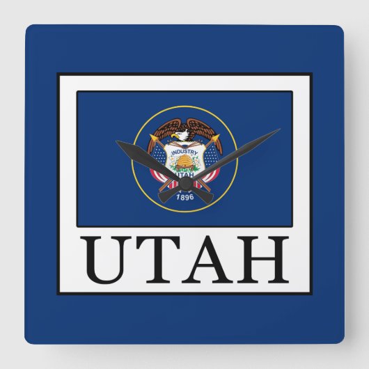 Utah Vierkante Klok (Voorkant)