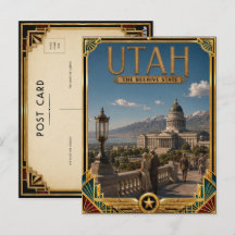 Utah Vintage Art Deco Gouden Tijdperk
