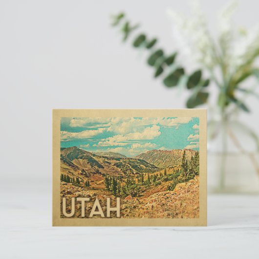 Utah Vintage Travel Briefkaarten (Staand voorkant)