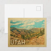 Utah Vintage Travel Briefkaarten (Voorkant / Achterkant)