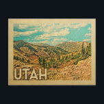 Utah Vintage Travel Briefkaarten<br><div class="desc">Een uniek  Utah-briefkaart met tonnen middeneeuwse retro-flair.</div>