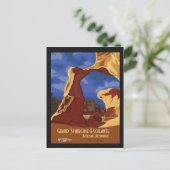 Utah Vintage Travel Poster Nationaal Monument Briefkaart (Staand voorkant)