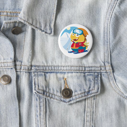 Utah VIPKID-Button Ronde Button 5,7 Cm (In situ)