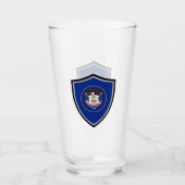 Utah vlag glas (Voorkant)