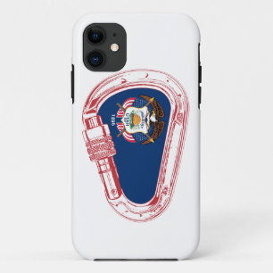 Utah Vlag klimmer Carabiner Case-Mate iPhone Case