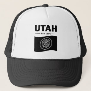 Utah vlag USA Trucker Pet