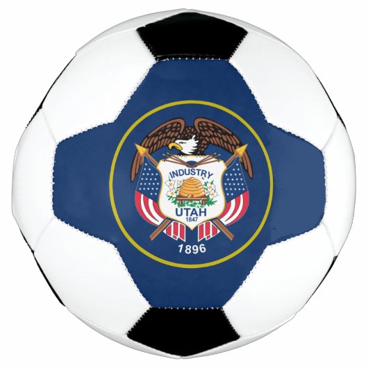 Utah vlag voetbal (Voorkant)