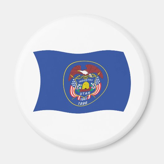 Utah Vlagmagneet Magneet (Voorkant)