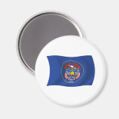 Utah Vlagmagneet Magneet (Voorkant / Achterkant)