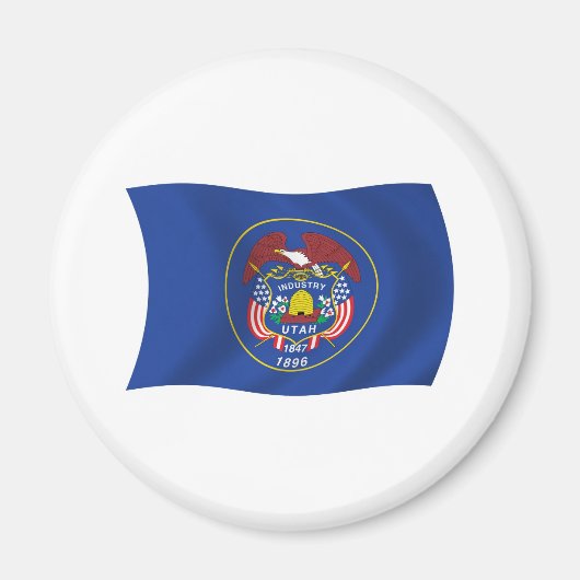 Utah Vlagmagneet Magneet (Voorkant)