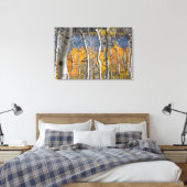 Utah, VS. Espenbomen (Populus Tremuloides) Canvas Afdruk (Insitu (Slaapkamer))