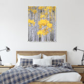 UTAH. VS. Espenbos (Populus tremuloides) in Canvas Afdruk (Insitu (Slaapkamer))