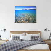 UTAH. VS. Helder water van Bear Lake onthult Canvas Afdruk (Insitu (Slaapkamer))