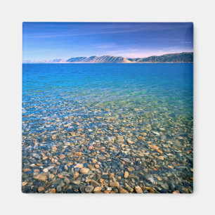 UTAH. VS. Helder water van Bear Lake onthult Magneet