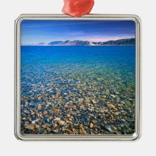 UTAH. VS. Helder water van Bear Lake onthult Metalen Ornament