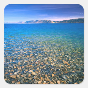 UTAH. VS. Helder water van Bear Lake onthult Vierkante Sticker
