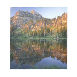 UTAH. VS. Mt. Magog weerspiegeld in White Pine Notitieblok