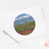 Utah, VS. Mt. Timpanogos Rises Above Ronde Sticker (Envelop)