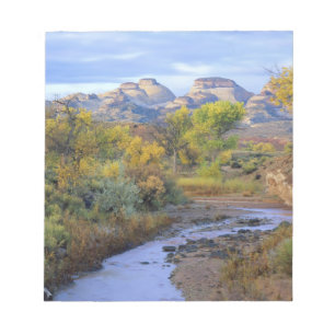 UTAH. VS. Pleasant Creek in de herfst bij zonsopga Notitieblok