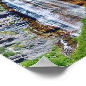 Utah Waterfall #1a - Poster (kies grootte) (Hoek)
