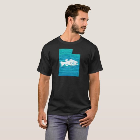 Utah Wave Gevist T-shirt (Voorkant volledig)