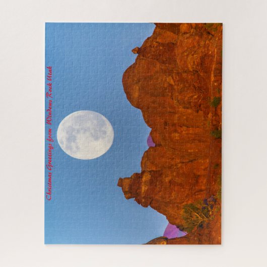 Utah Windows Rock. kerstcadeautjes Legpuzzel (Verticaal)