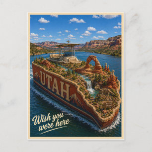 Utah   Wish You Were Here   State Serie Briefkaart