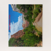Utah Zion bergen. Jigzaag Puzzle Legpuzzel (Verticaal)