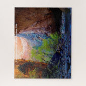 Utah Zion-gebergten. Kerstgroeten Legpuzzel (Verticaal)