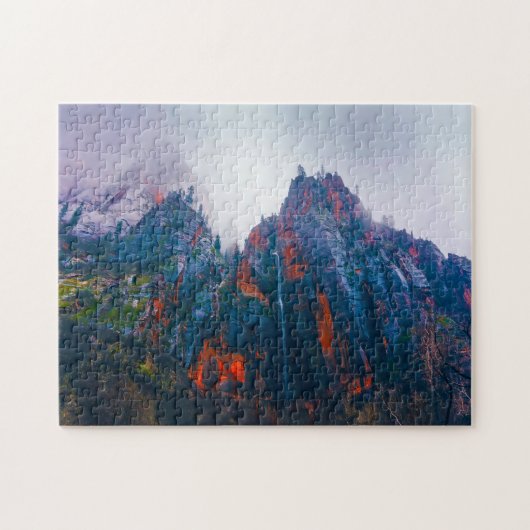 Utah Zion Mountains. Legpuzzel (Horizontaal)