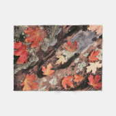 Utah, Zion National Park, Herfstpatronen Fleece Deken (Voorkant (Horizontaal))
