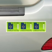 Utah Zombie Hunting Permit Bumpersticker (Op auto)