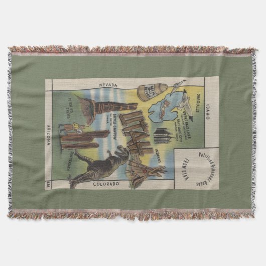 UtahDepictions of Sites to See in UtahUtah Deken (Voorkant)