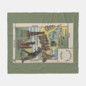 UtahDepictions of Sites to See in UtahUtah Fleece Deken (Voorkant (Horizontaal))