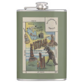 UtahDepictions of Sites to See in UtahUtah Heupfles (Voorkant)