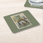 UtahDepictions of Sites to See in UtahUtah Kartonnen Onderzetters (Schuin)