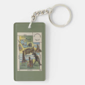 UtahDepictions of Sites to See in UtahUtah Sleutelhanger (achterkant)