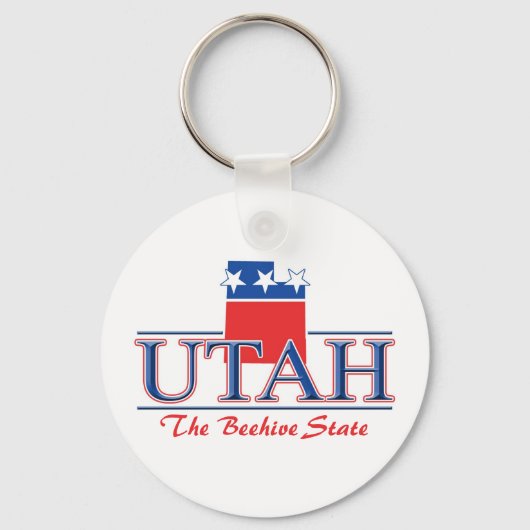 UtahPatriottische Sleutelhanger (Voorkant)