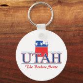 UtahPatriottische Sleutelhanger (Voorkant)
