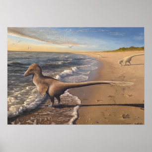 Utahraptor in Dawn Print