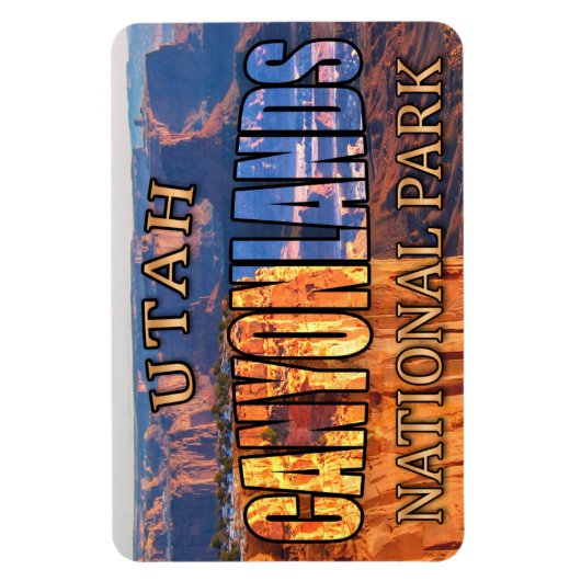 Utah's Canyonlands National Park magneet (Verticaal)